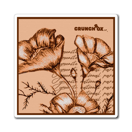 CrunchRox Design Co. - The Yosemite Collection - California Poppy - Orange