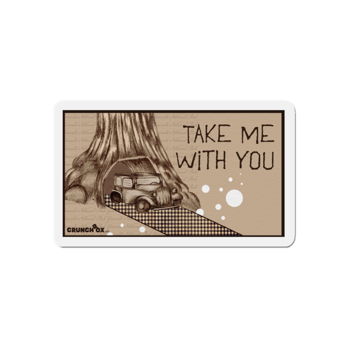 CrunchRox Design Co. - The Yosemite Collection - Car Tree