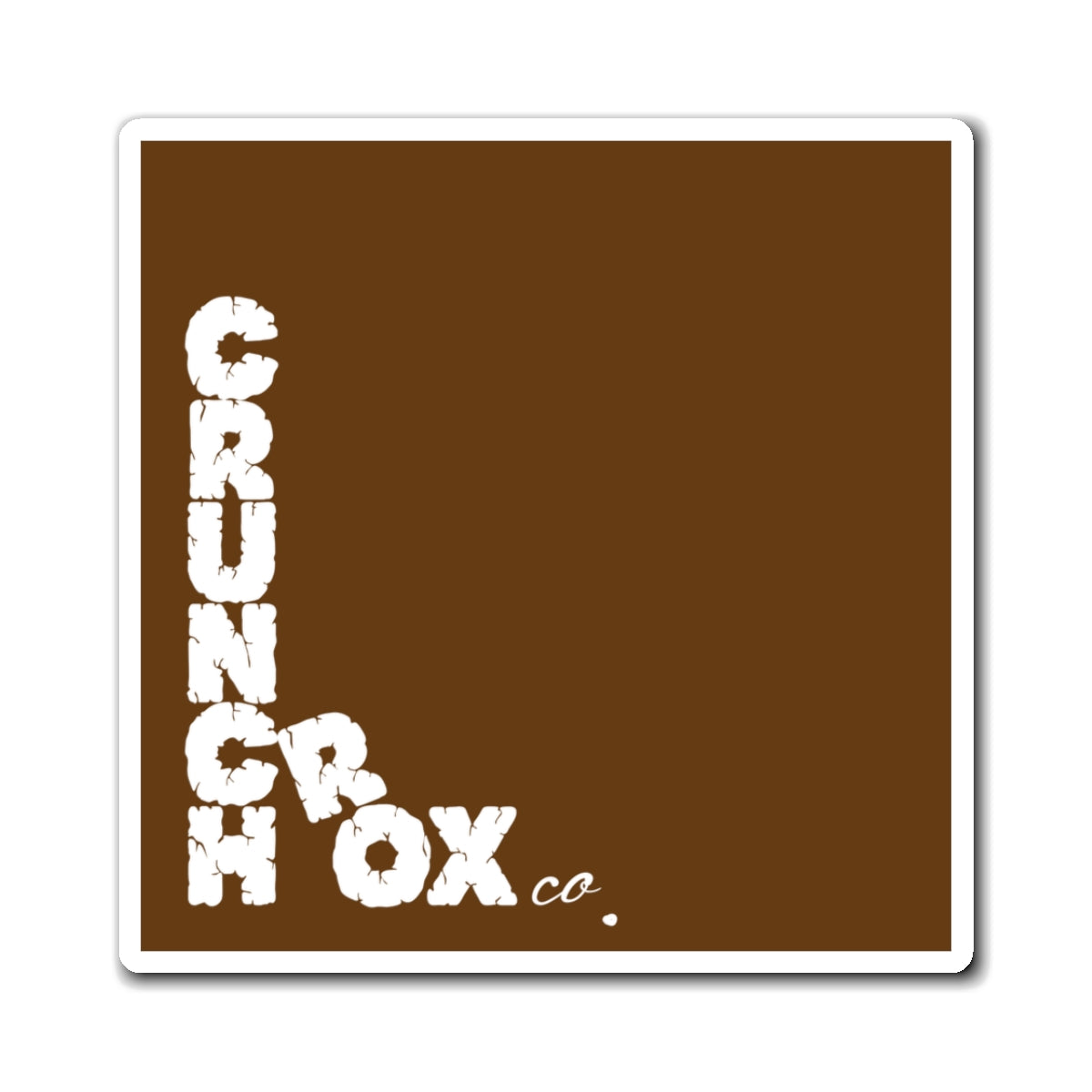CrunchRox Design Co. - Vertical Magnet - Brown