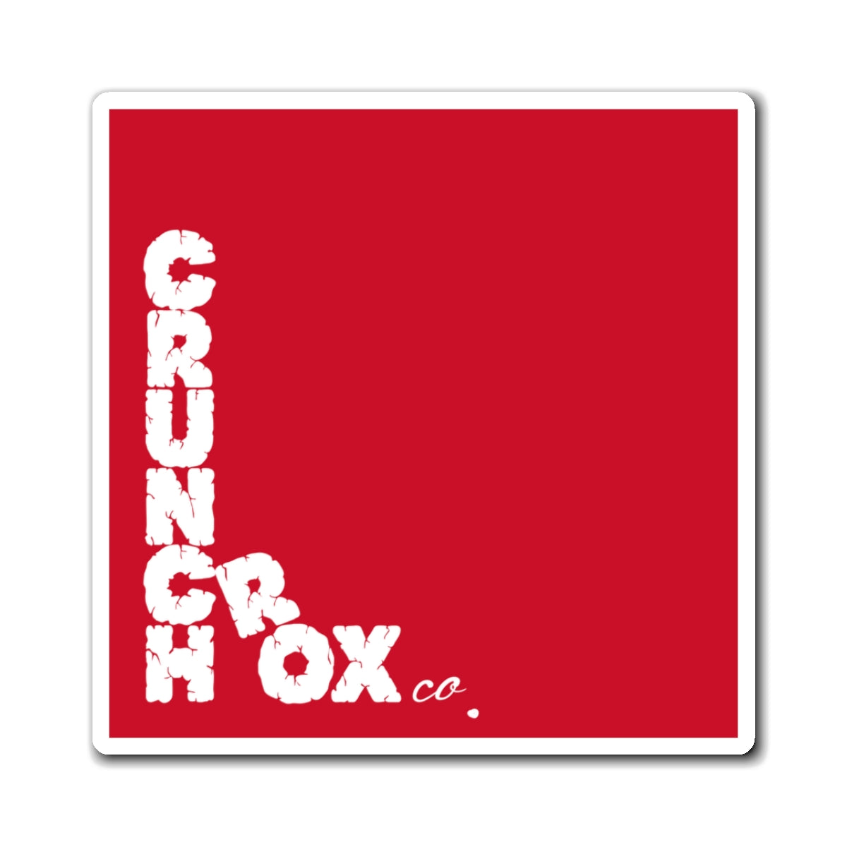 CrunchRox Design Co. - Vertical Magnet - Red