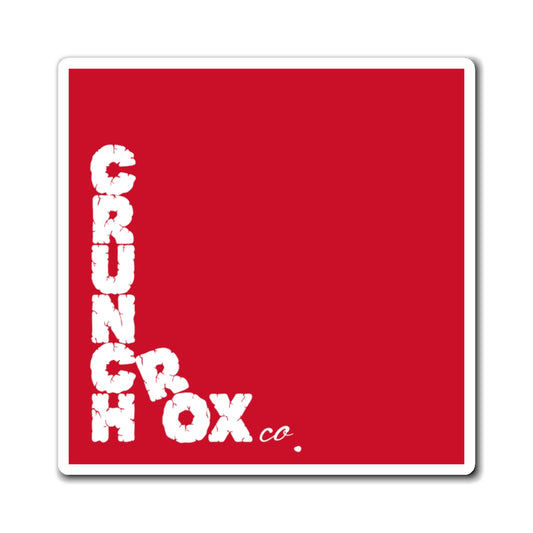 CrunchRox Design Co. - Vertical Magnet - Red